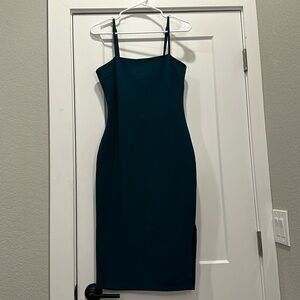 Forest Green Midi Dress